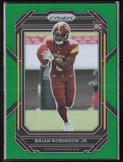 Brian Robinson Jr. RC Green Prizm