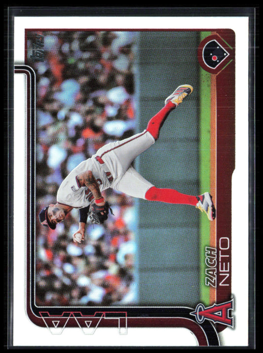 Zach Neto Rainbow Foil