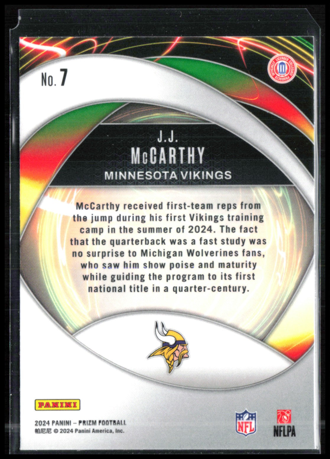 J.J. McCarthy RC Portals