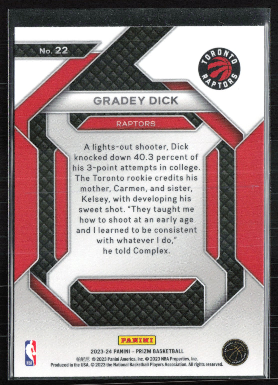 Gradey Dick RC