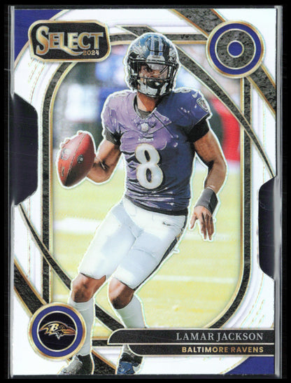 Lamar Jackson Silver DIe-Cut