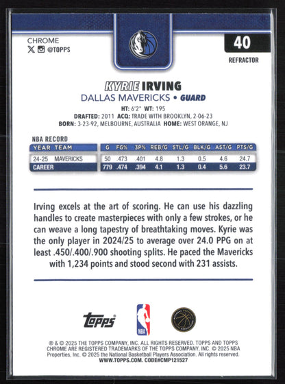 Kyrie Irving Refractor