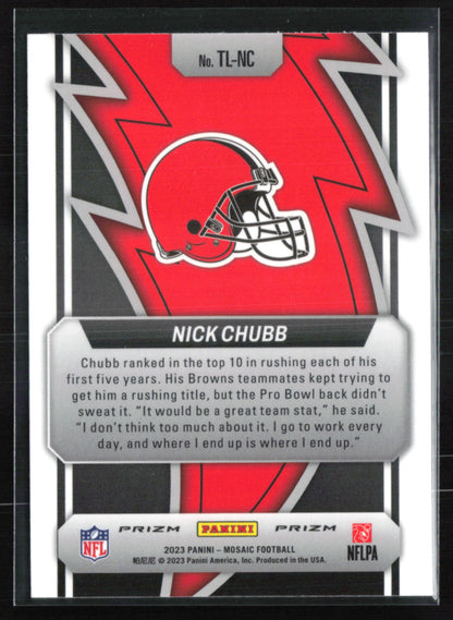 Nick Chubb Mosaic Prizm