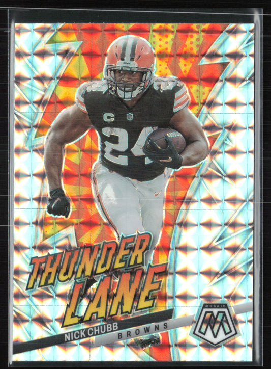 Nick Chubb Mosaic Prizm
