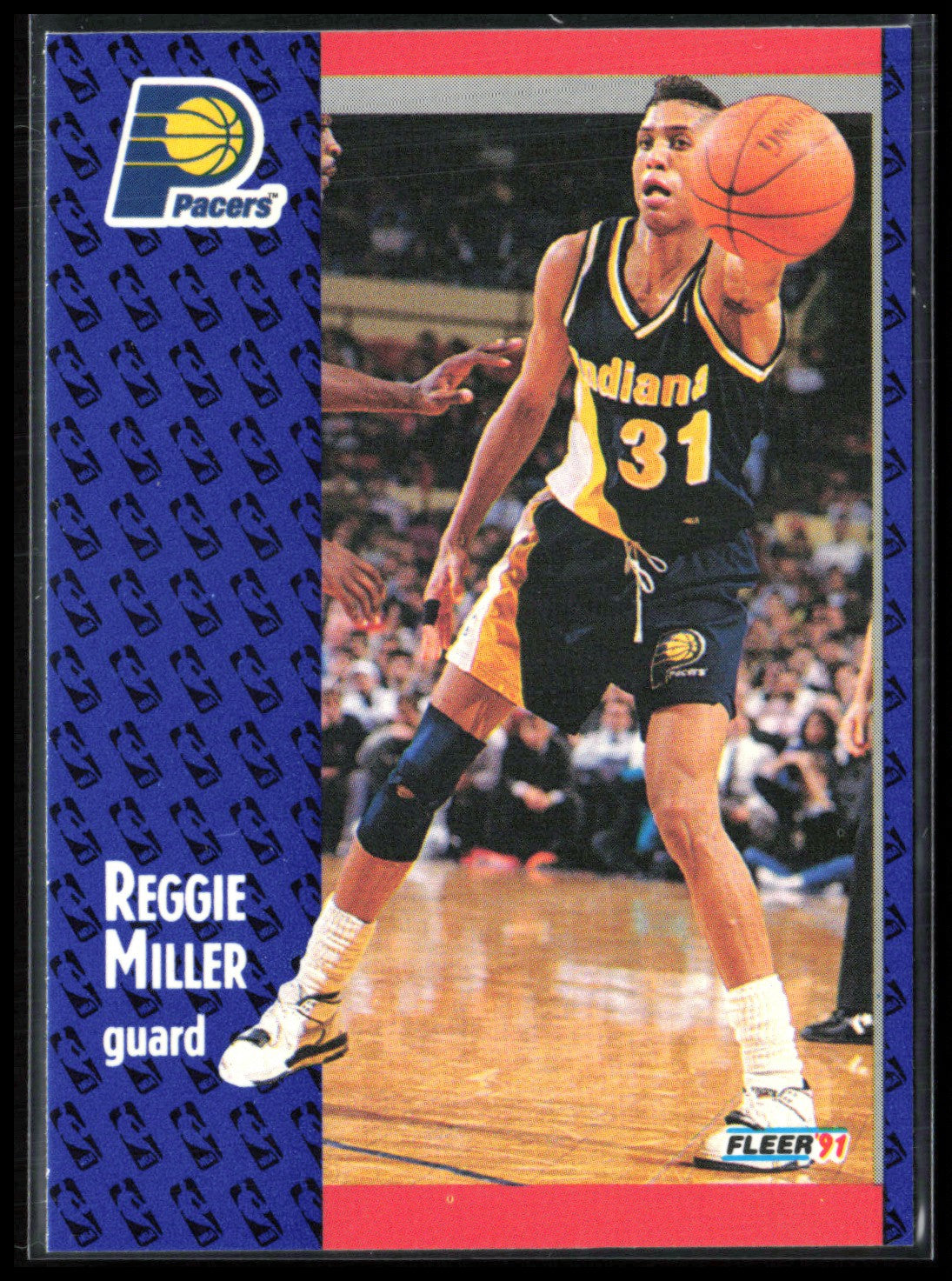 Reggie Miller 1991 Fleer