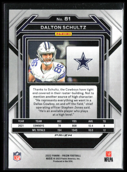 Dalton Schultz Silver Prizm