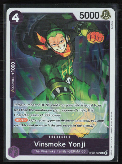 Vinsmoke Yonji (067) Wings of the Captain Rare