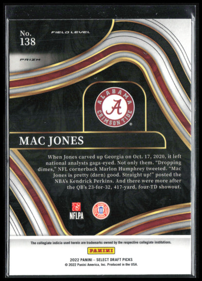 Mac Jones Red Lazer Field Level
