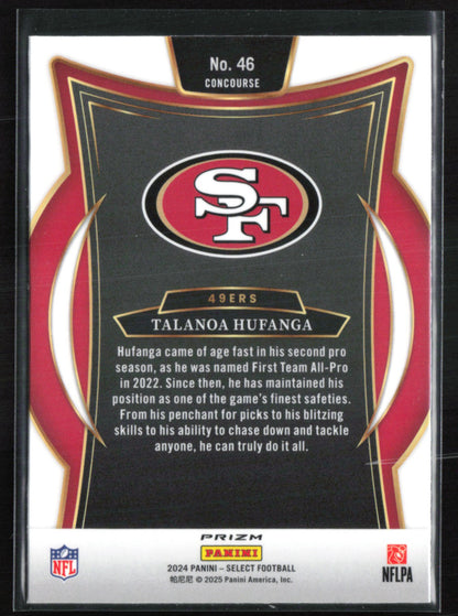 Talanoa Hufanga Gold Black Shock