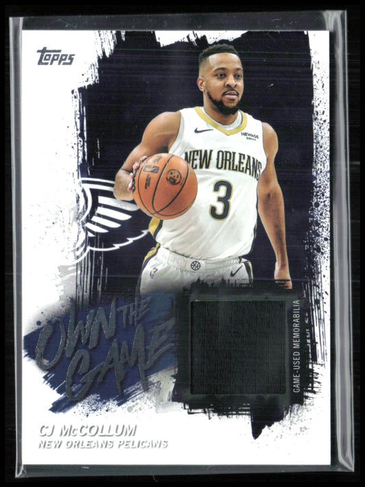 CJ McCollum Game-Used Relic