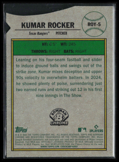 Kumar Rocker RC Mojo Die-Cut