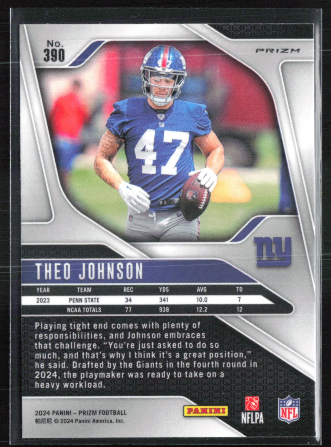 Theo Johnson RC Silver Prizm