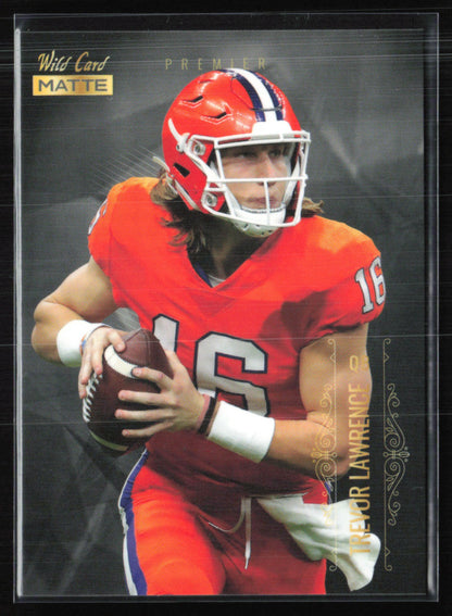 Trevor Lawrence 2021 Wild Card Matte Black