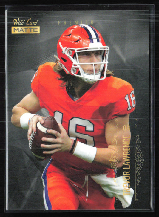 Trevor Lawrence 2021 Wild Card Matte Black