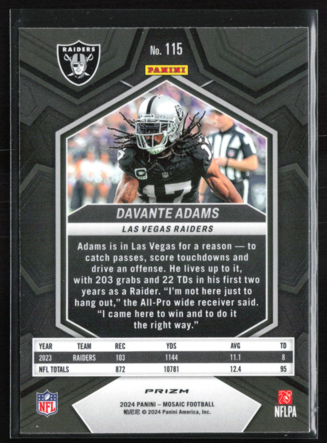 Davante Adams Reactive Yellow