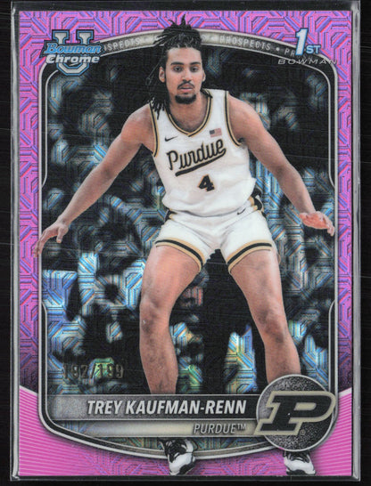 Trey Kaufman-Renn 1st Bowman /199 Pink Mojo