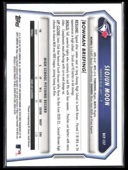 Seojun Moon 1st Bowman