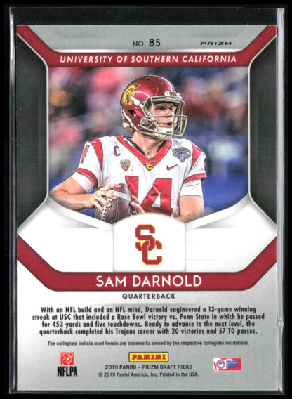 Sam Darnold Pink Pulsar 2019 Prizm Draft Picks