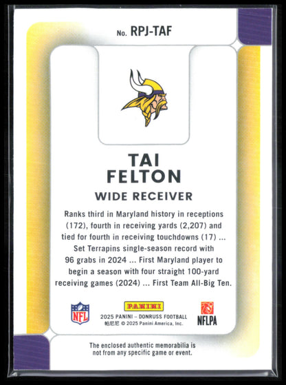 Tai Felton RC Mem