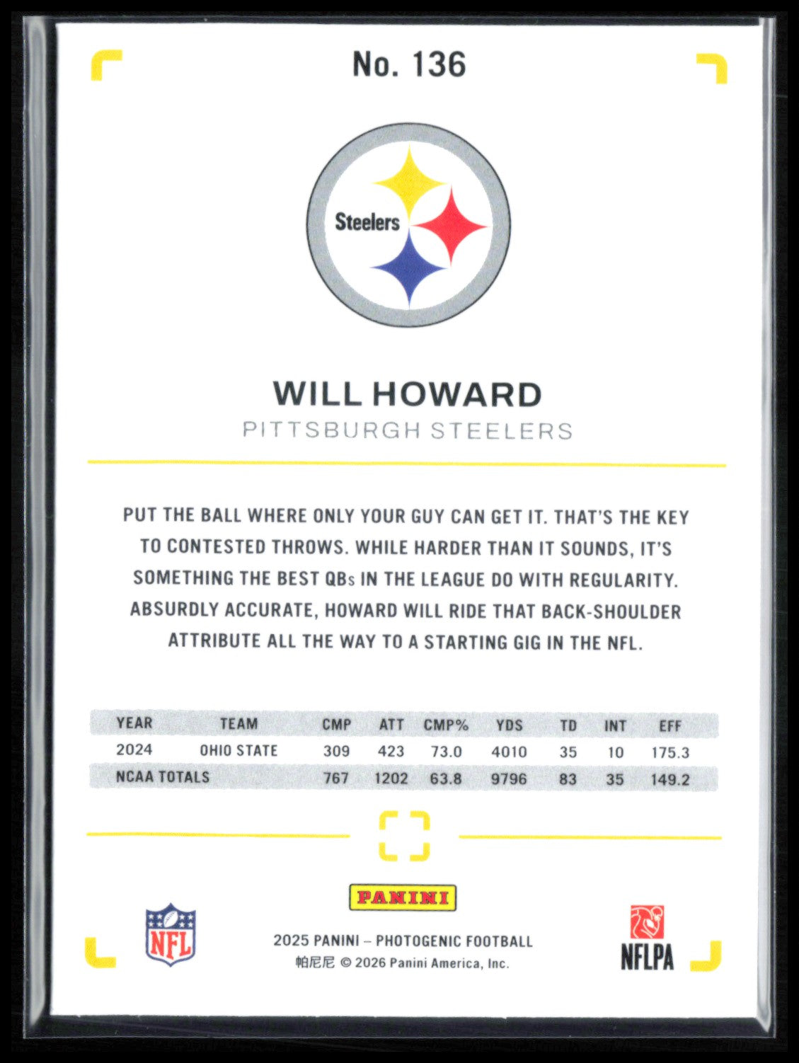 Will Howard RC