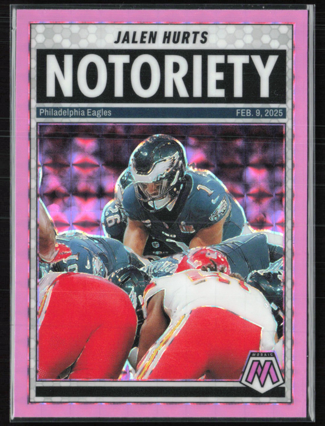 Jalen Hurts Pink Mosaic Notoriety