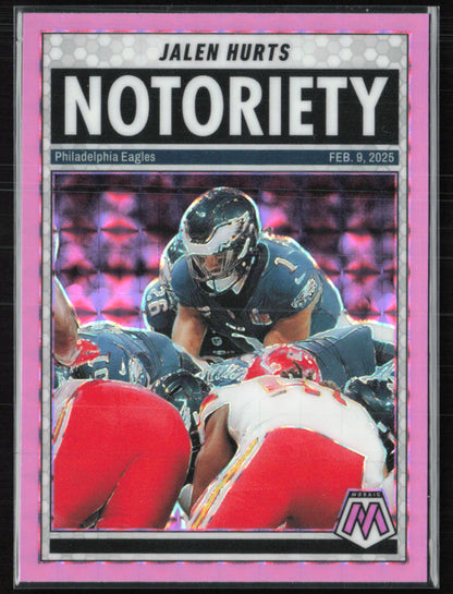 Jalen Hurts Pink Mosaic Notoriety