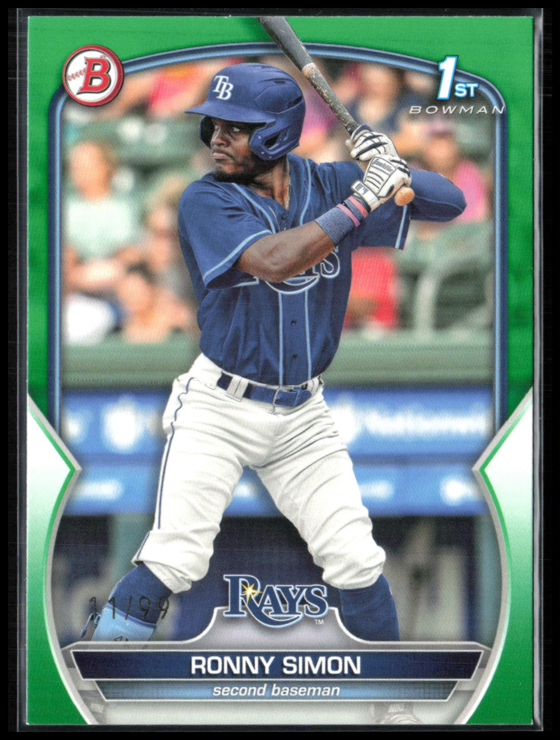 Ronny Simon 1st Bowman Green /99