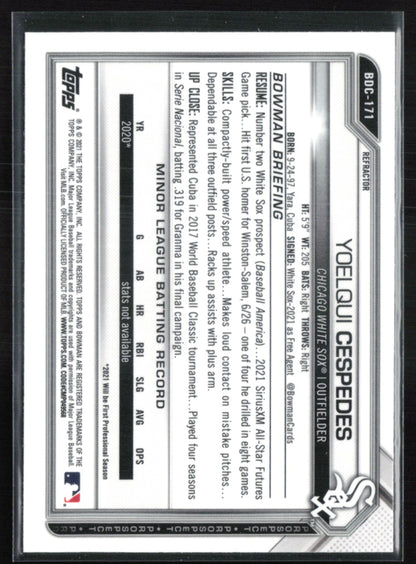 Yoelqui Cespedes Prospect Refractor