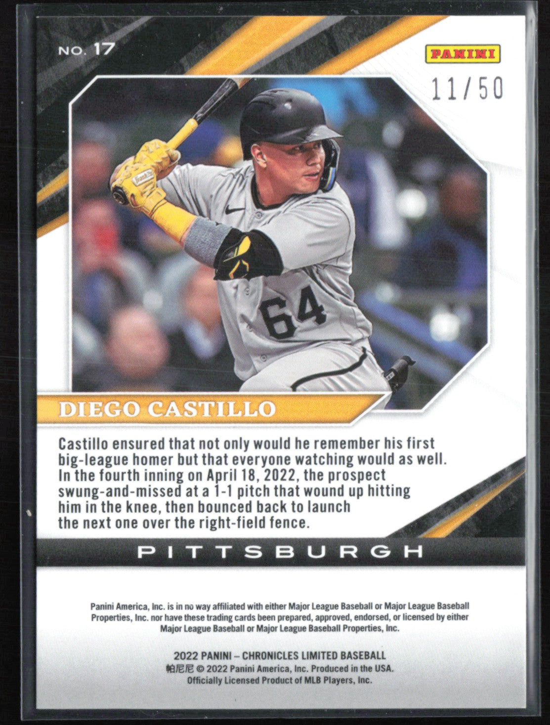 Diego Castillo RC /50