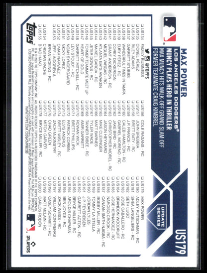 Max Power Rainbow Foil Checklist