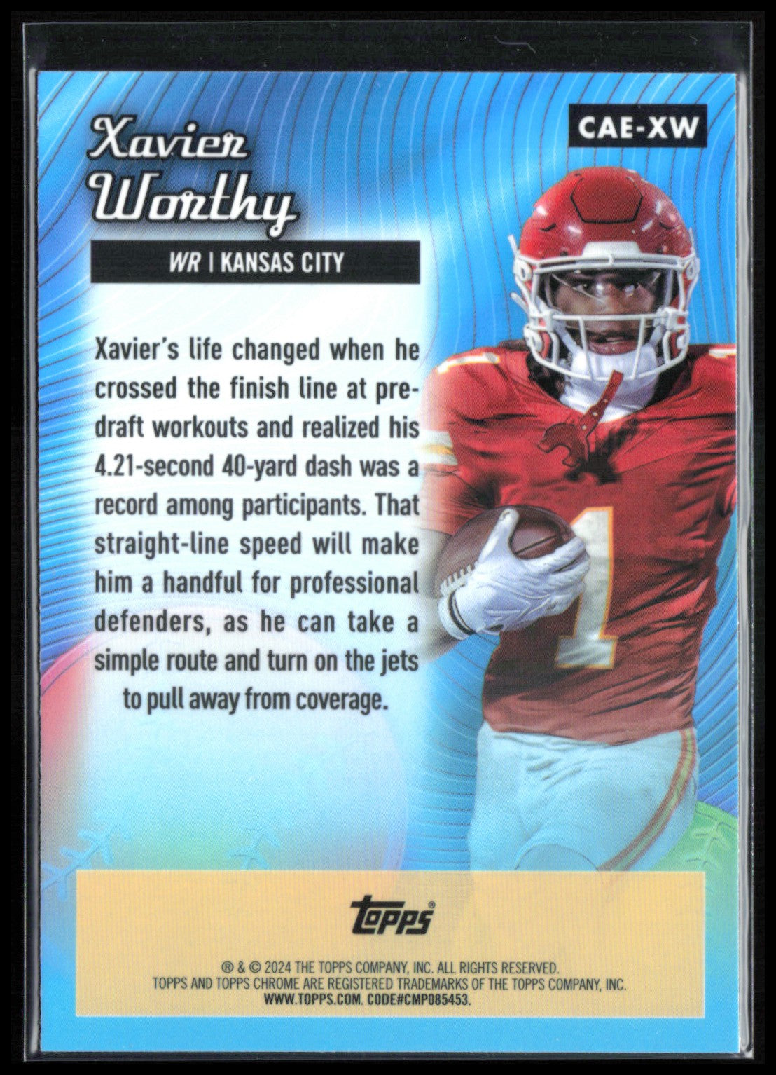 Xavier Worthy All-Etch RC