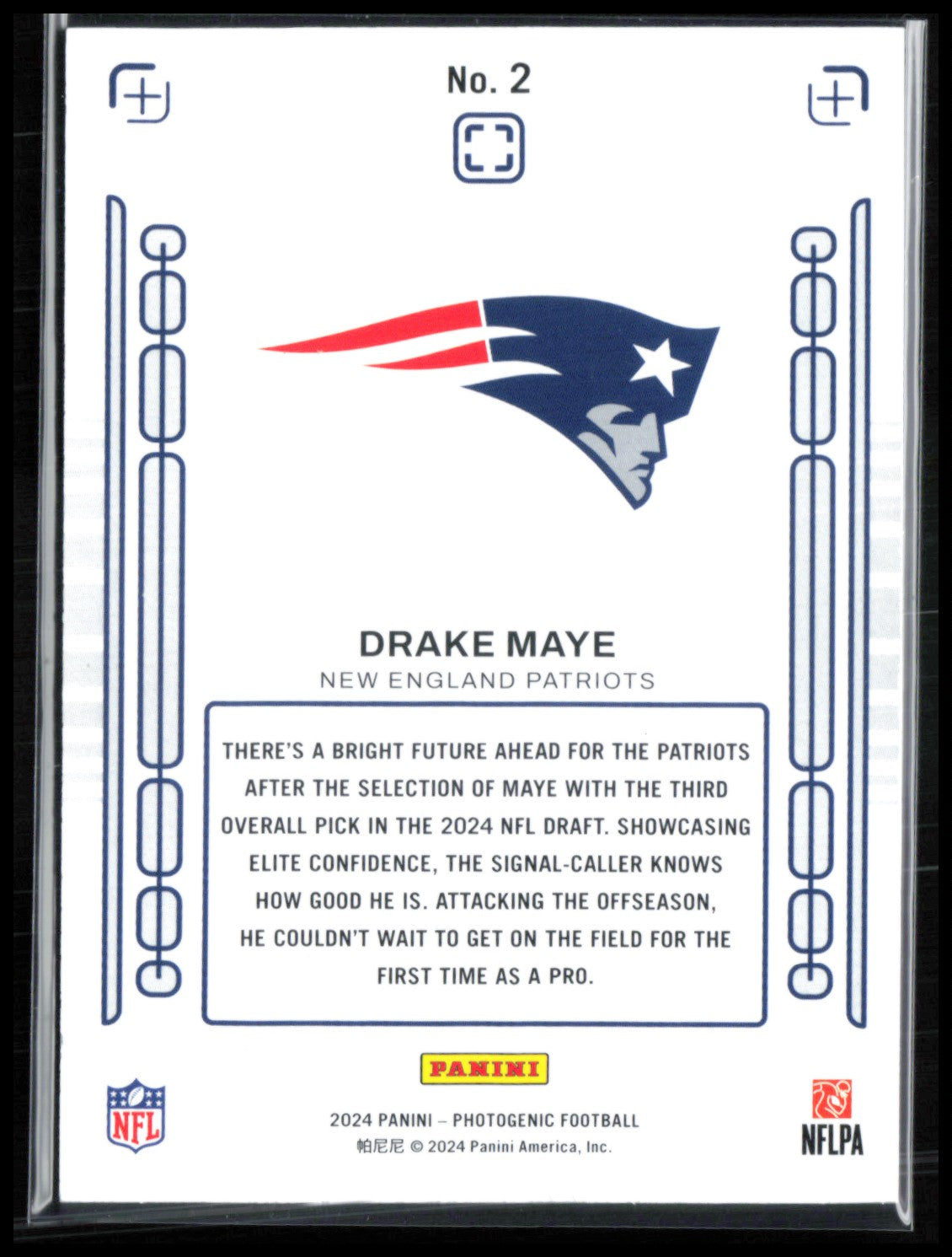 Drake Maye RC Rookie Pix