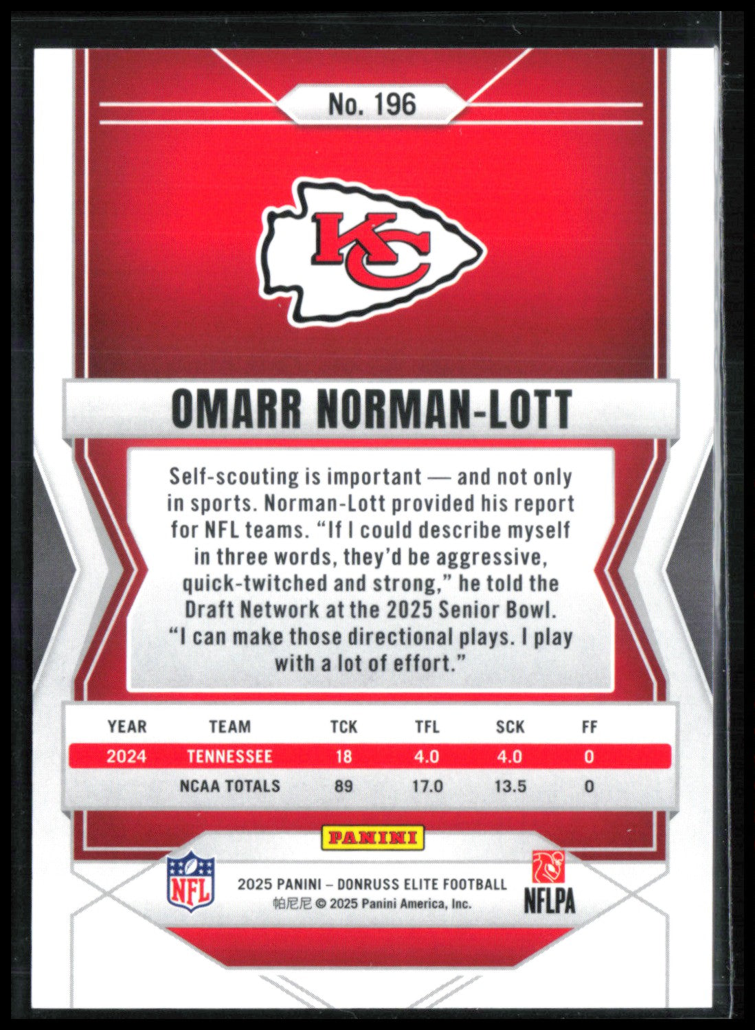 Omarr Norman-Lott RC /999