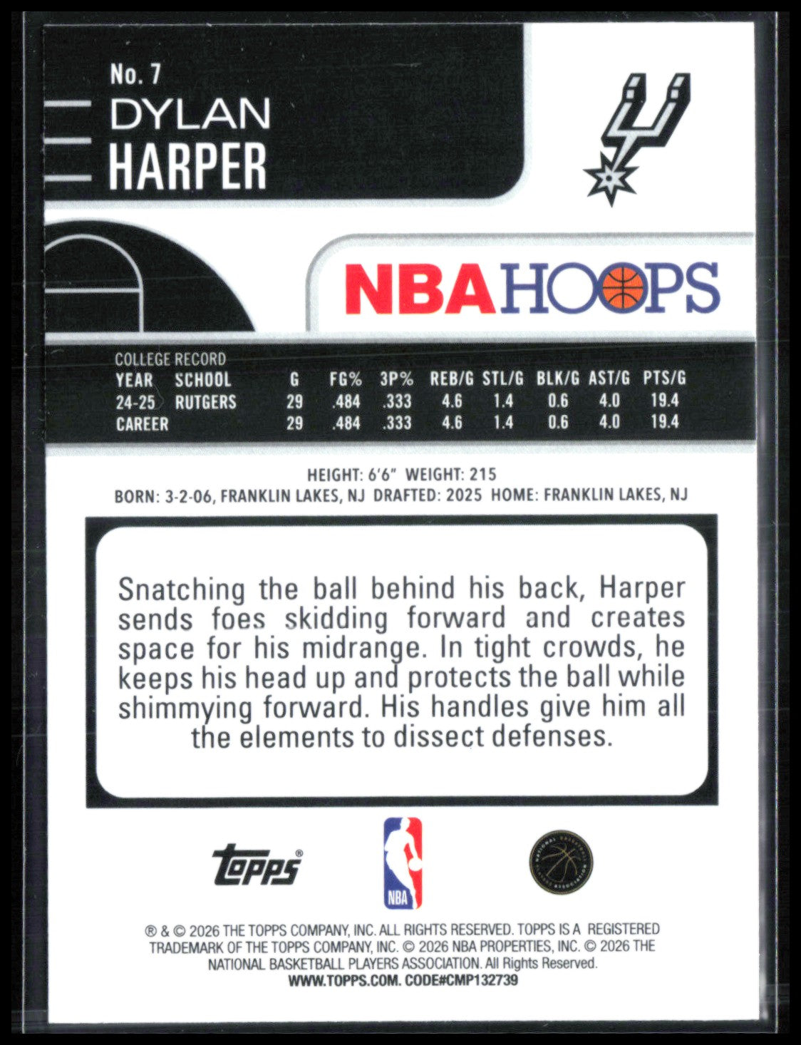 Dylan Harper RC