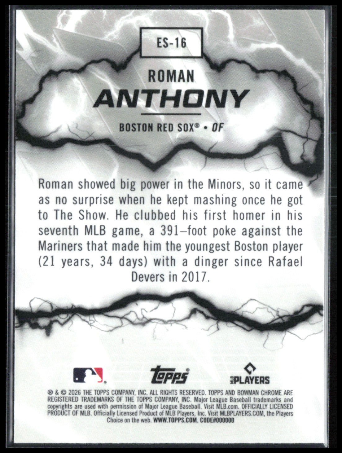 Roman Anthony RC Electric Sluggers