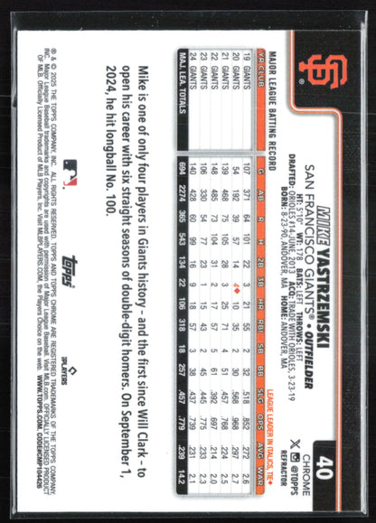 Mike Yastrzemski Refractor