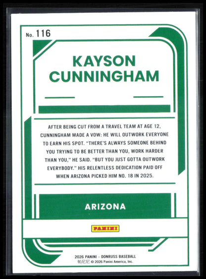 Kayson Cunningham Rated Prospect Red Blue