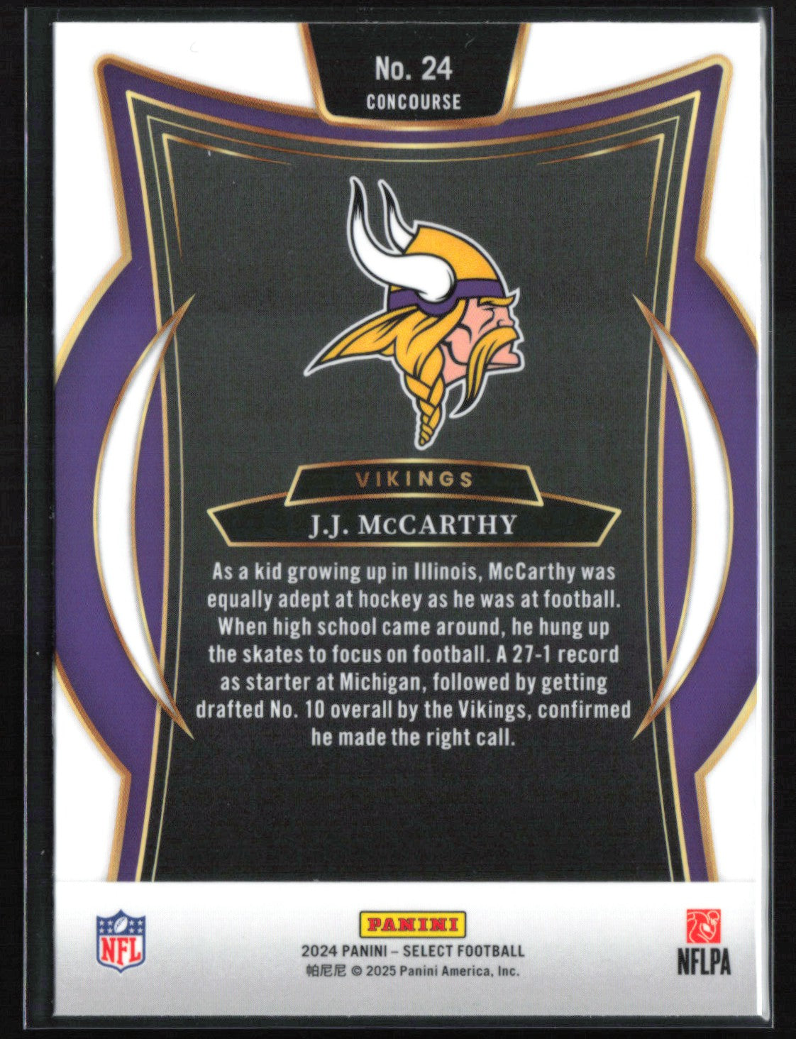 J.J. McCarthy RC Concourse