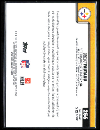 Troy Fautanu Pink Refractor /250