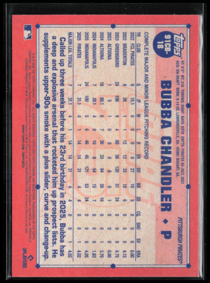 Bubba Chandler RC Refractor