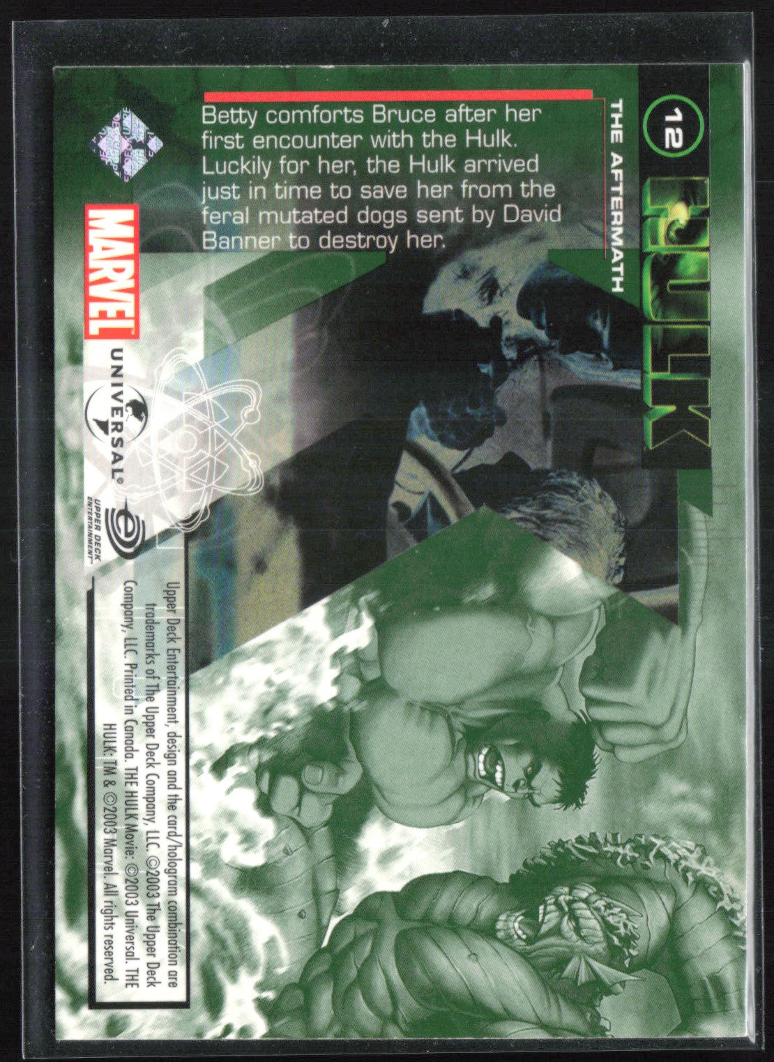 Hulk the Aftermath 2003 Hulk Marvel Universal
