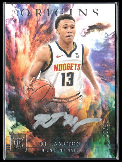 RJ Hampton RC Silver Signatures /99 2020-21 Origins