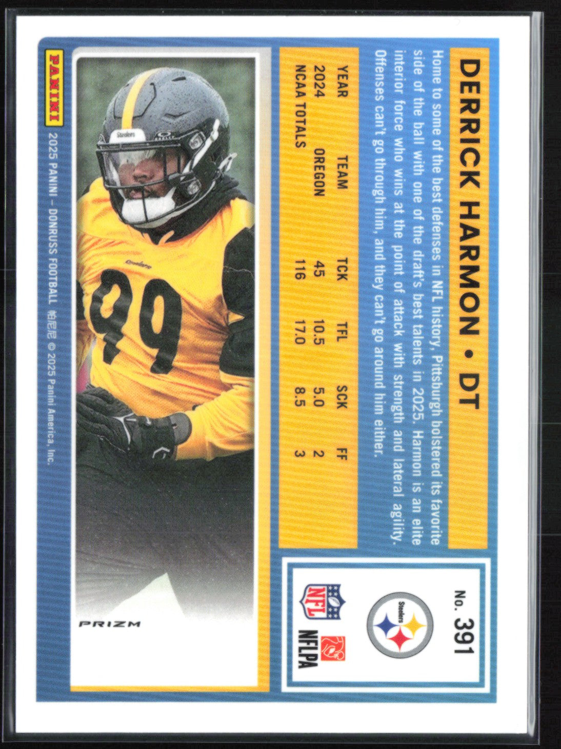 Derrick Harmon RC Red Wave