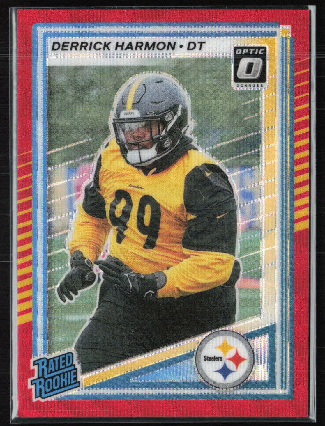 Derrick Harmon RC Red Wave