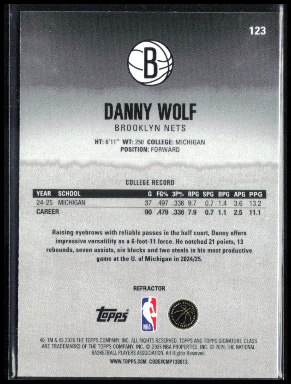 Danny Wolf RC Refractor