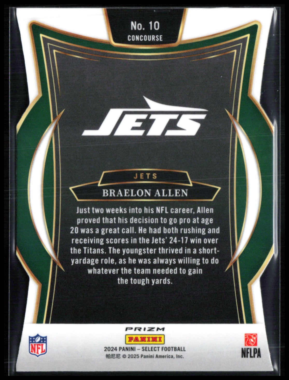 Braelon Allen RC Silver