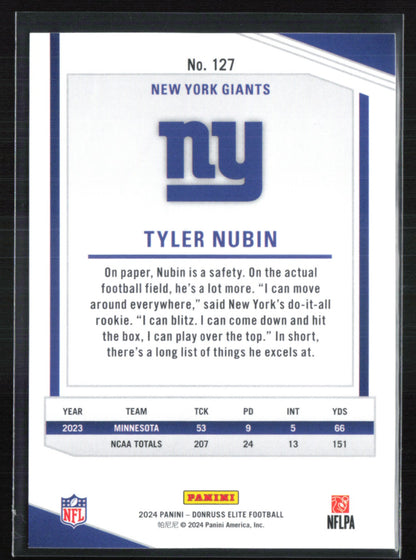 Tyler Nubin RC /999