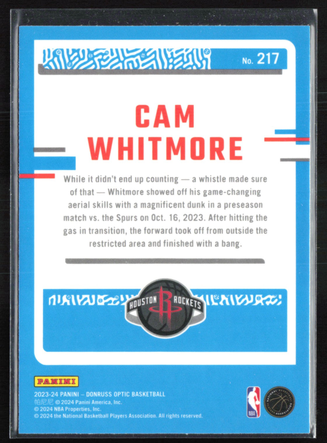 Cam Whitmore RC