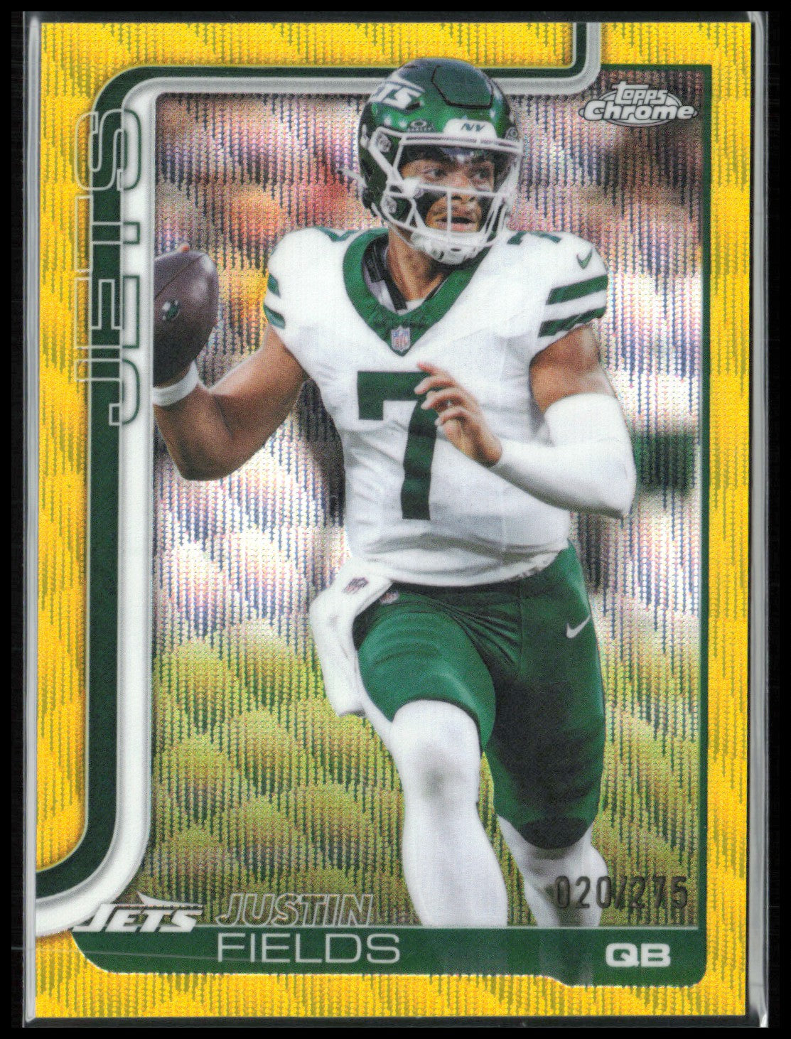 Justin Fields Yellow Wave /275