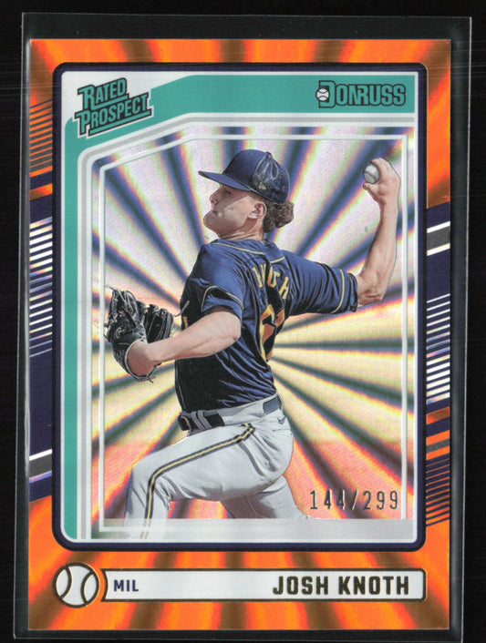 Josh Knoth Prospect Orange Laser /299